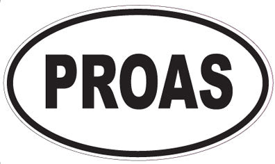 PROAS - Oval Magnet