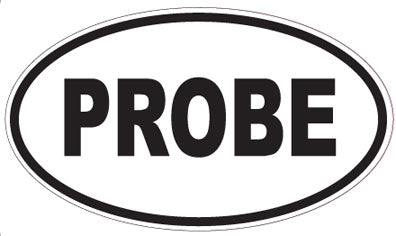 PROBE - Oval Sticker