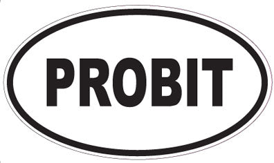 PROBIT - Oval Sticker