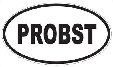 PROBST - Oval Sticker