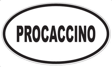 PROCACCINO - Oval Sticker