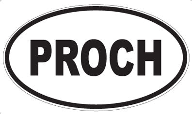 PROCH - Oval Sticker