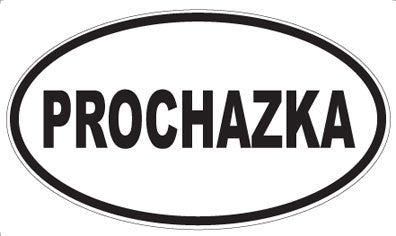 PROCHAZKA - Oval Sticker