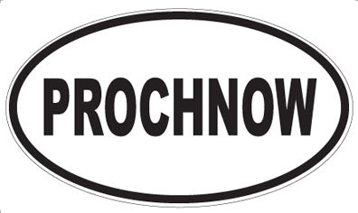 PROCHNOW - Oval Sticker