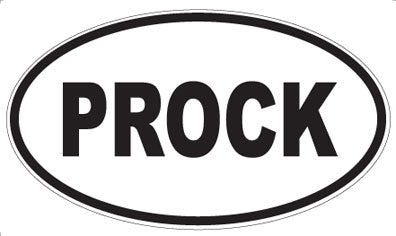 PROCK - Oval Sticker