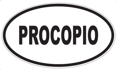 PROCOPIO - Oval Sticker