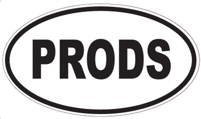 PRODS - Oval Sticker