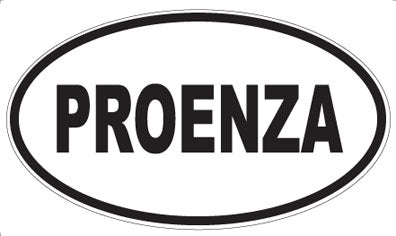 PROENZA - Oval Sticker
