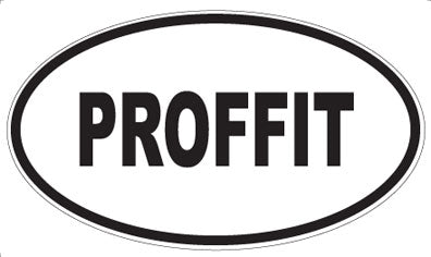 PROFFIT - Oval Sticker
