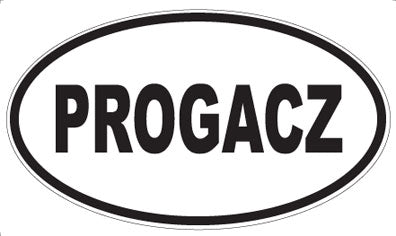 PROGACZ - Oval Sticker