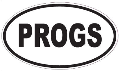 PROGS - Oval Magnet
