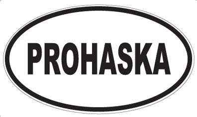 PROHASKA - Oval Sticker