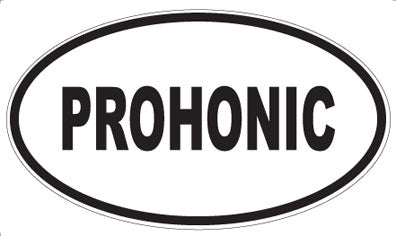 PROHONIC - Oval Sticker