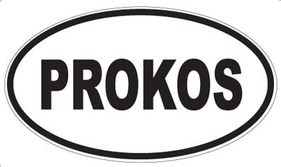 PROKOS - Oval Sticker