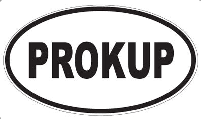 PROKUP - Oval Sticker