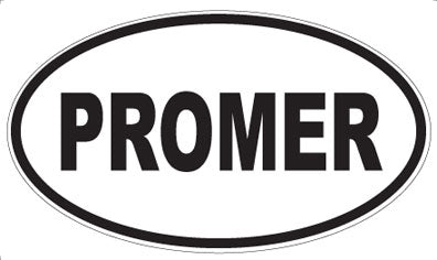 PROMER - Oval Sticker