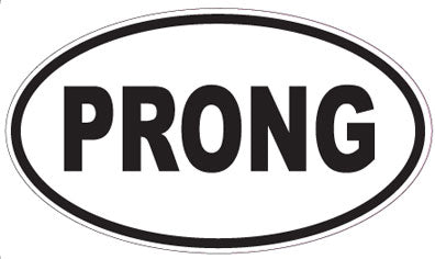 PRONG - Oval Sticker