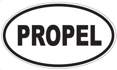 PROPEL - Oval Sticker