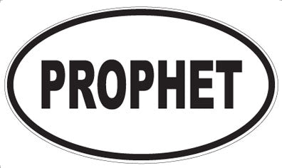 PROPHET - Oval Sticker