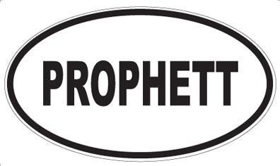 PROPHETT - Oval Sticker