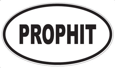 PROPHIT - Oval Sticker