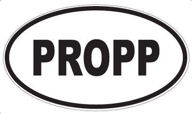PROPP - Oval Sticker