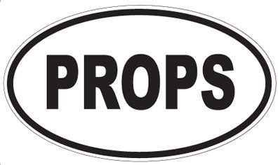 PROPS - Oval Magnet