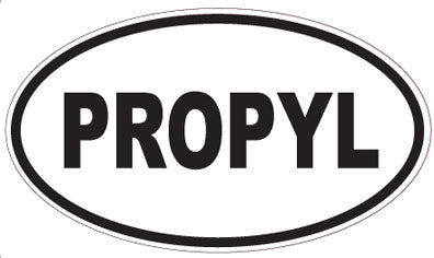 PROPYL - Oval Sticker
