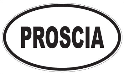 PROSCIA - Oval Sticker
