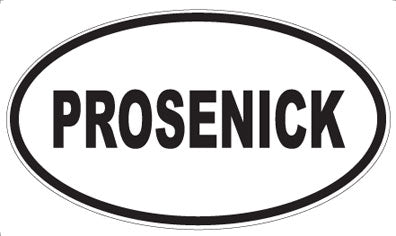 PROSENICK - Oval Sticker