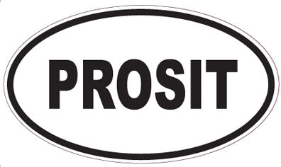 PROSIT - Oval Sticker