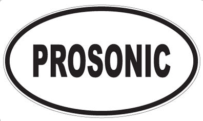 PROSONIC - Oval Sticker