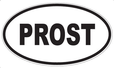 PROST - Oval Sticker