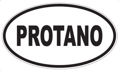 PROTANO - Oval Sticker
