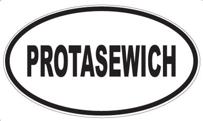 PROTASEWICH - Oval Sticker