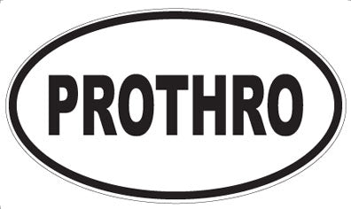 PROTHRO - Oval Sticker