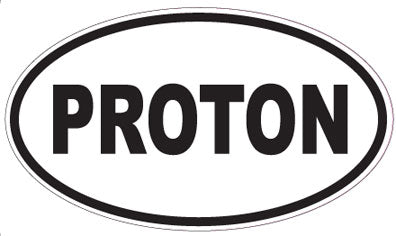 PROTON - Oval Sticker