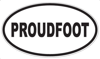 PROUDFOOT - Oval Magnet