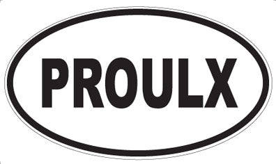 PROULX - Oval Magnet
