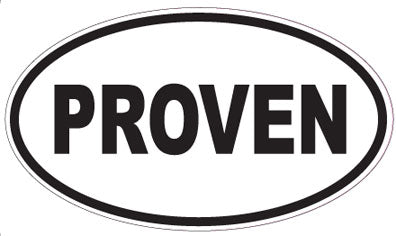 PROVEN - Oval Sticker