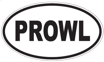PROWL - Oval Magnet