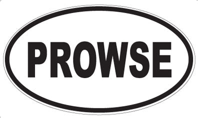 PROWSE - Oval Magnet