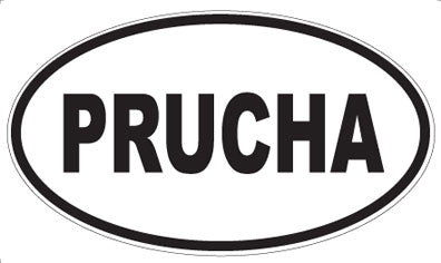PRUCHA - Oval Magnet