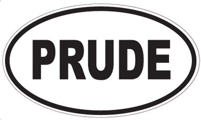 PRUDE - Oval Magnet