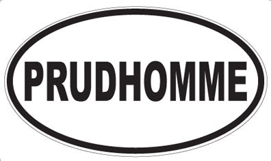 PRUDHOMME - Oval Magnet