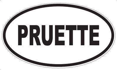 PRUETTE - Oval Magnet