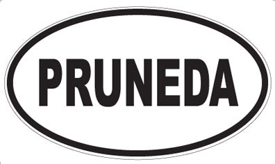 PRUNEDA - Oval Magnet