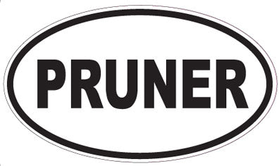 PRUNER - Oval Sticker