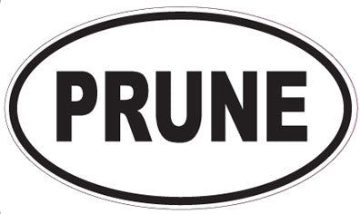 PRUNE - Oval Magnet