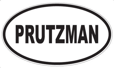 PRUTZMAN - Oval Magnet